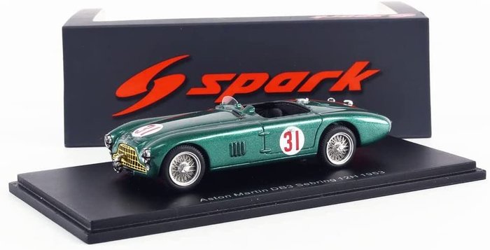 Preview of the first image of Spark - 1:43 - Aston Martin DB3 #31 Sebring 12H 1953 - G. Duke / P. Collins.