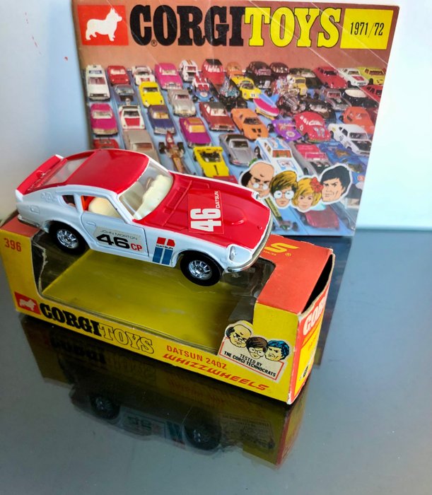 Preview of the first image of Corgi - 1:43 - n. 396 Datsun 240 Z - Mint in Box.