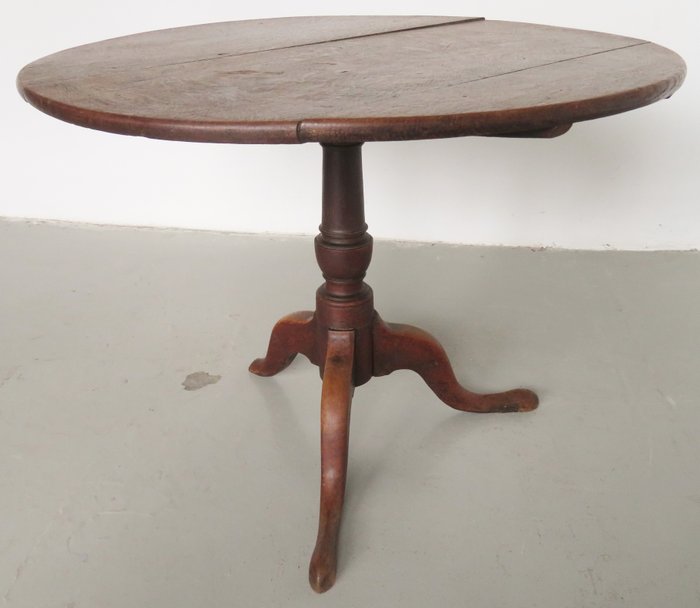 Image 3 of Folding table - Ash, Elm, Oak - 19th century