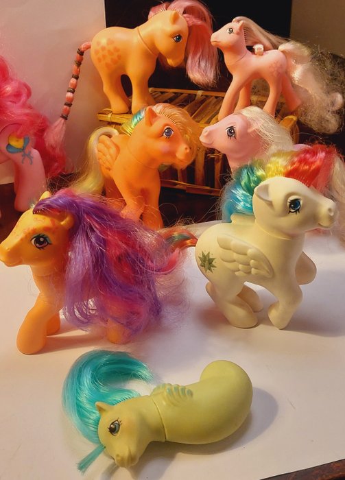 Preview of the first image of Hasbro - G1 G3 - 15x Vintage My Little Ponies 1982/83/84, 2007, 2016 - 1980-1989 - Italy, Hong Kong.