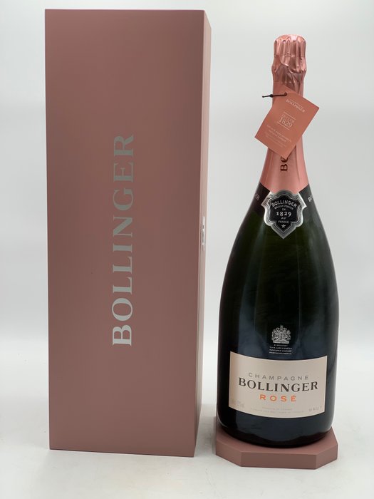 Bollinger, Rosé - 香槟地 - 1 Double Magnum/Jeroboam (3.0L)