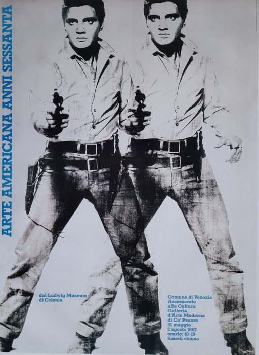 Andy Warhol, after - Warhol Elvis - 1980-luku