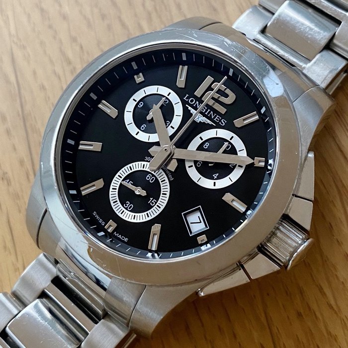 Preview of the first image of Longines - Hydro Conquest Chronograph - L36604 - Men - 2011-present.