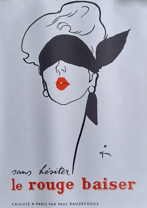 René Gruau - Rouge à baiser
