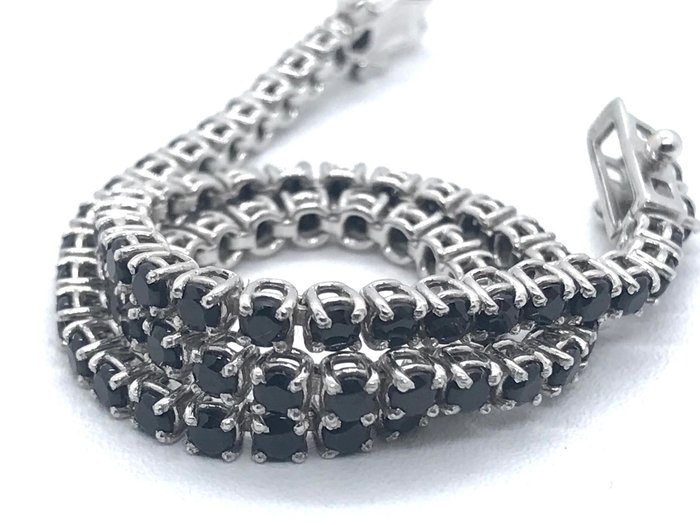Preview of the first image of 18 kt. White gold - Bracelet - 2.25 ct Diamond.