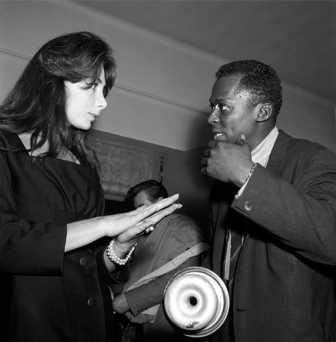 André Sas (1928-2020) - Miles Davis et Juliette Greco Paris