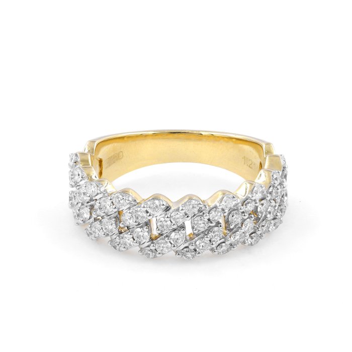Image 3 of 18 kt. Yellow gold - Ring - 1.22 ct Diamond