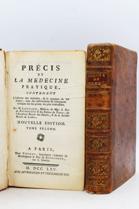 Preview of the first image of M. Lieutaud - Précis De La Médecine Pratique - 1765.