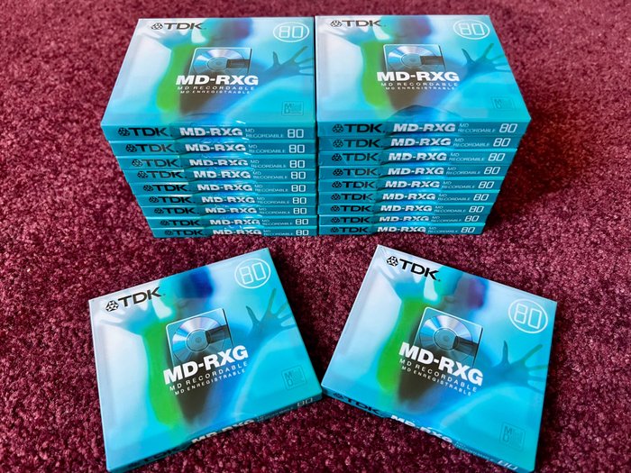 TDK MD-RXG80EC – 20x MiniDisc Minidisc Anzahl der Objekte: 20