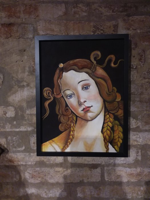 Image 3 of Carlo Capelli d'apres Botticelli (XXI) - Venere pudica, particolare