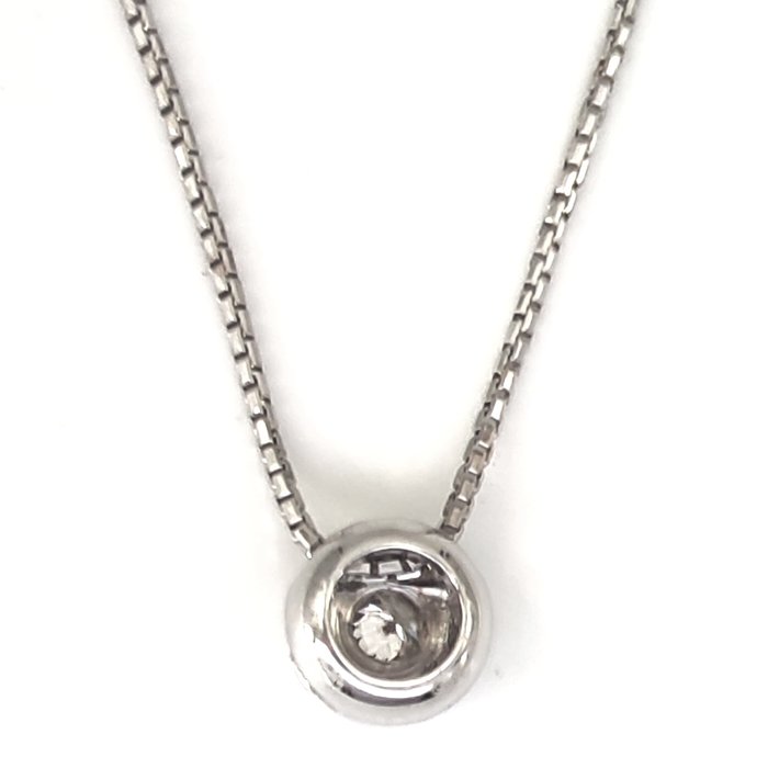 Image 2 of 18 kt. White gold - Necklace with pendant - 0.05 ct Diamond