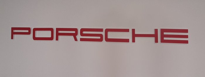 Image 3 of Decorative object - Grande scritta Porsche, ogni lettera misura 46x25x2 cm. - Porsche - After 2000