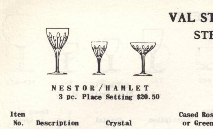 Image 2 of Val Saint Lambert - wine decanter (1) - Crystal