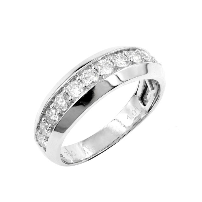 Image 2 of 18 kt. White gold - Ring - 1.01 ct Diamond