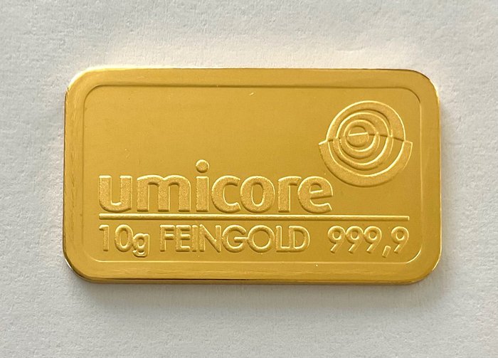 10 Gramm - Gold .999 - Umicore