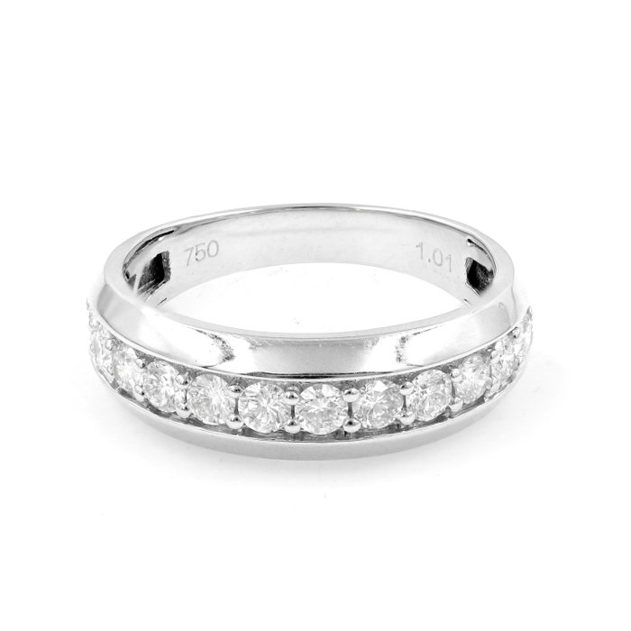 Image 3 of 18 kt. White gold - Ring - 1.01 ct Diamond