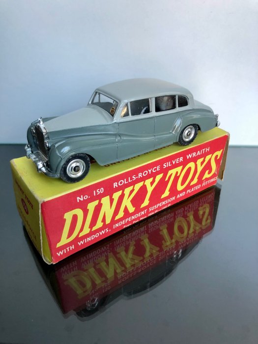 Preview of the first image of Dinky Toys - 1:43 - ref. 150 Rolls Royce Silver Wraith - Original Model and Box.