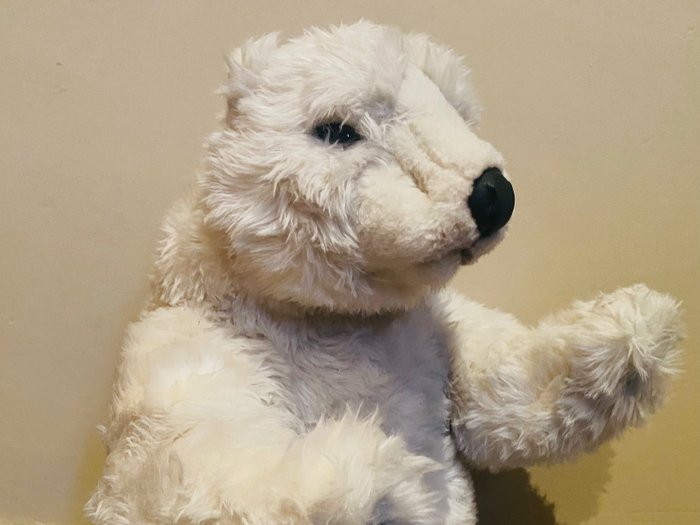 Image 3 of Unbranded - Lifesize Polar Bear Cub - Mechanical Stuffed Animal - Realistic Animatronic Moves - 200