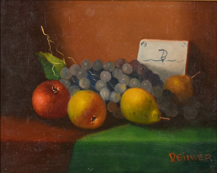 Preview of the first image of Reinier Wildeboer (1902-1989) - Stilleven met fruit.