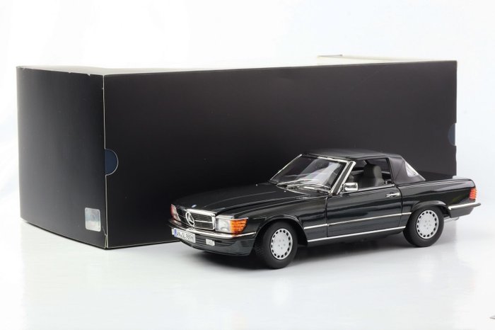 Norev 1:18 - Modellbil kabriolet - Mercedes-Benz 300 SL (1985 / 1989) - Diecast modell med 4 åpninger