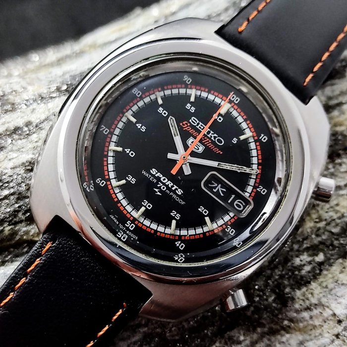 Seiko - Speed-Timer Chronograph Flyback - 7017-8000 - Άνδρες - 1970-1979