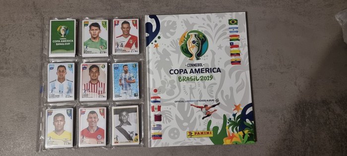 Panini - Copa America Brasil 2019 - 1 Empty album + complete loose sticker set