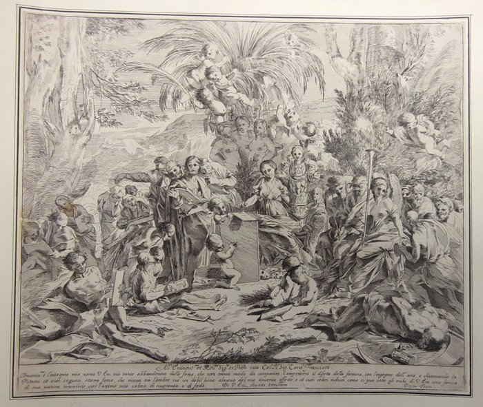 Preview of the first image of François Collignon (1609 ca. 1687 ca.), da Pietro Testa (1612-1650) - Allegoria della pittura.