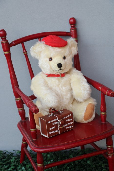 Image 3 of Schuco - Vintage - Teddy bear with suitcase - 1980-1989 - Germany