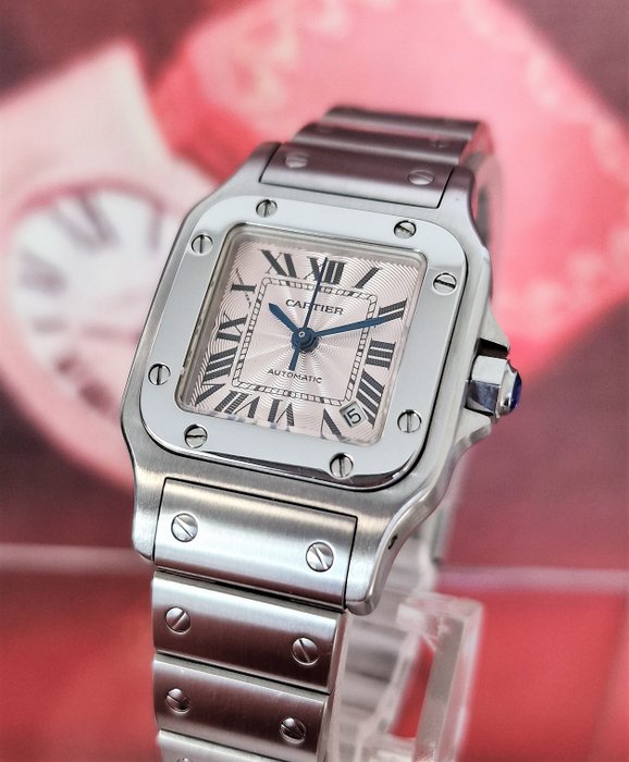 Preview of the first image of Cartier - Santos Automatic - Ref. 2423 - Women - 2000-2010.