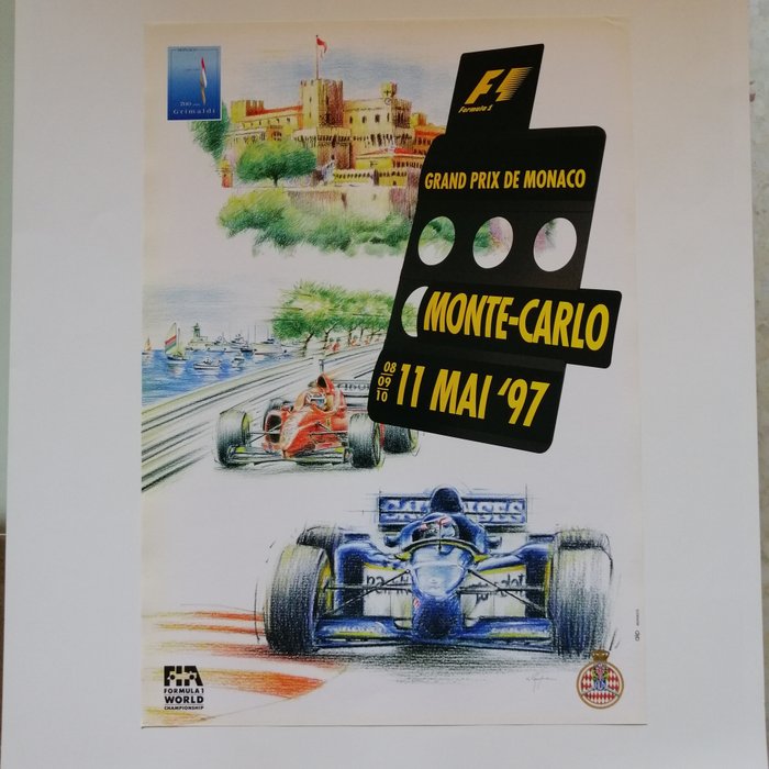 Alain GIAMPAOLI - Grand prix de F1 à Monaco en 1997