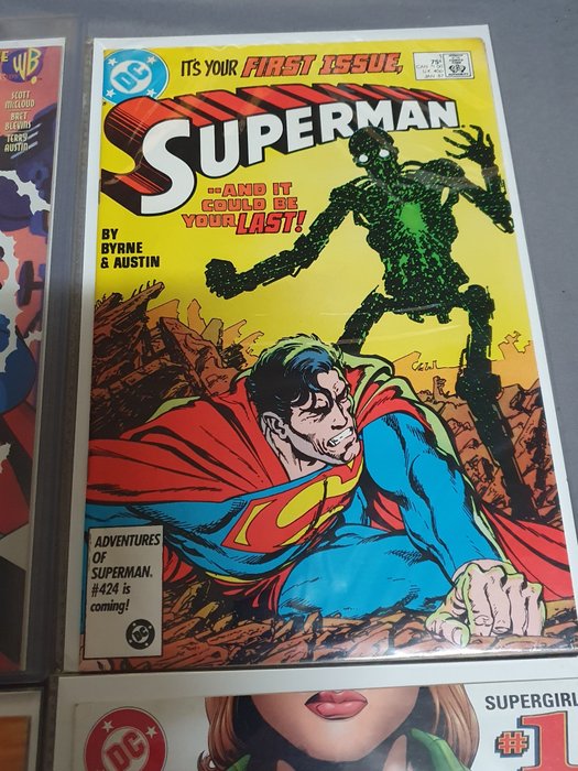 Image 3 of Superman - Superman lote de 11 numeros varias Keys - (1987/1987)