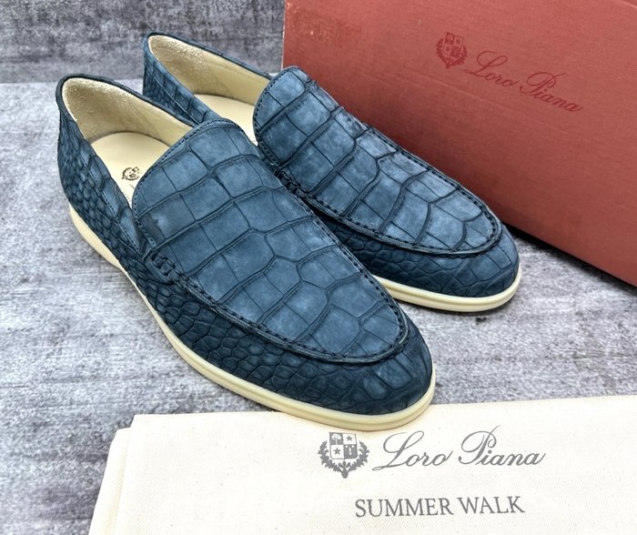 LORO PIANA Summer Walk Suede Loafers for Men in 2023