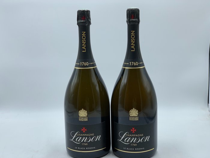 Lanson, "Le Black Réserve" Brut - Champagne - 2 Magnum (1,5 L)