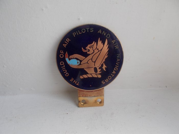 emblema-mascotte-placca-the-guild-of-air-pilots-and-air-catawiki