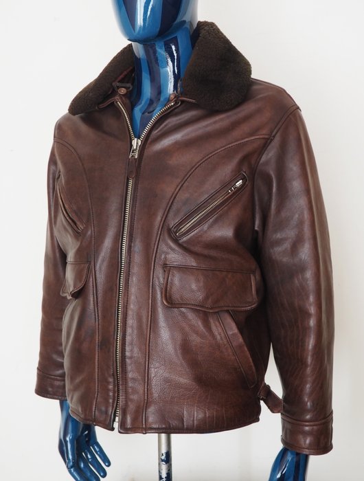 Avirex B15 Aviator jacket/Leather jacket - Size L - Leather - Catawiki