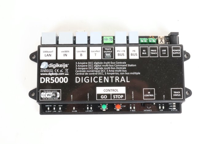 Digikeijs H0, N - DR5000 - 遙控／變軌 - DCC 多總線中央