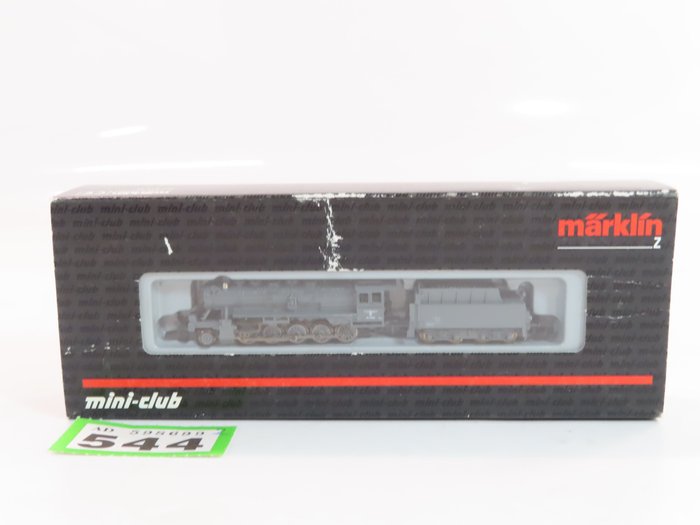 Märklin Z – 88841 – Stoomlocomotief met tender – BR 50 in grijze kleuren – DB
