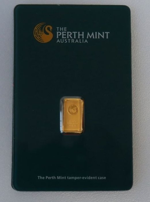 1 gram - Guld - Perth Mint  (Ingen mindstepris)