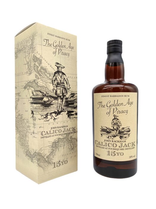 Foursquare 2005 15 years old Distilia - The Golden Age of Piracy - Calico Jack  - b. 2021 - 700 ml