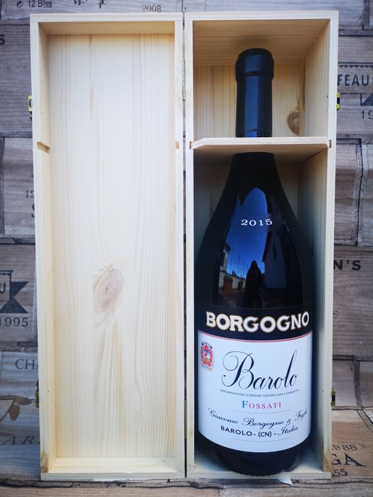 2015 Giacomo Borgogno & Figli Fossati - 巴羅洛 DOCG - 1 Double magnum(波爾多)/ Jeroboam(勃艮第) 四個標準瓶 (3L)