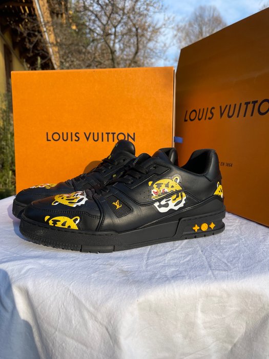 Louis Vuitton Trainer X Nigo 434 White Mens Sneakers Size 41 To 45