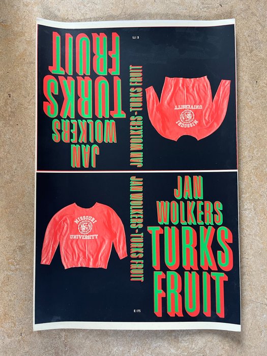 Jan Wolkers – Lot met 6 proefdrukken van de omslagen van Turks Fruit en 5 andere uitgaven – 1969