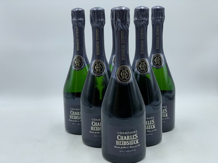Charles Heidsieck - Champagne Brut Réserve - 6 Bottiglie (0,75 L)