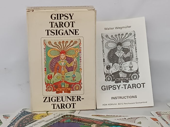 Walter Wegmüller. - Gipsy Tarot Tsigane / Zigeuner-Tarot - 1982