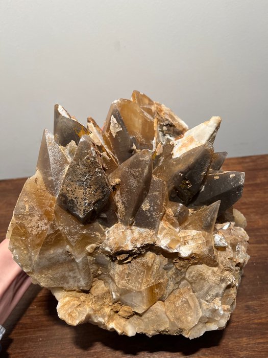 方解石 水晶群 - 26×20×23 cm - 11.7 kg - (1)