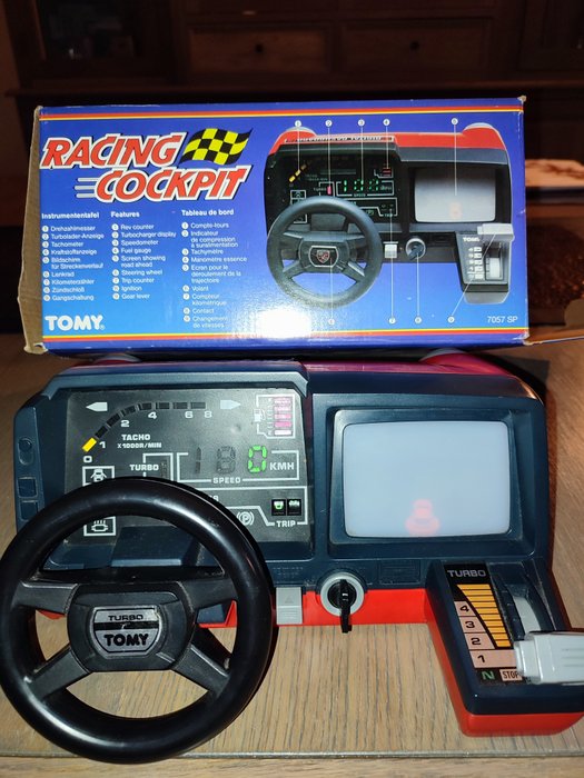 Tomy - Retro-Auto-Spiel Racing Cockpit - 1980-1989 - Japan - Catawiki
