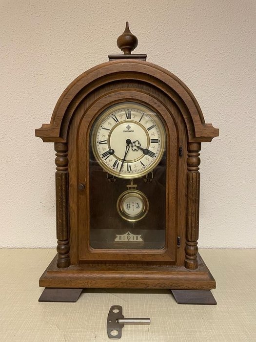 Tabletop clock - Schmeckenbecher - 木材, 橡木 - 20世纪下半叶
