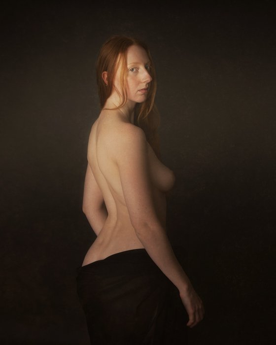 Vincent Rijs - nude portrait olive