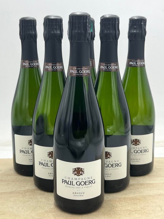 GOERG - Paul Goerg Premier Cru à Vertus Absolu Extra-Brut - Champagne Premier Cru - 6 Flasker  (0,75 l)
