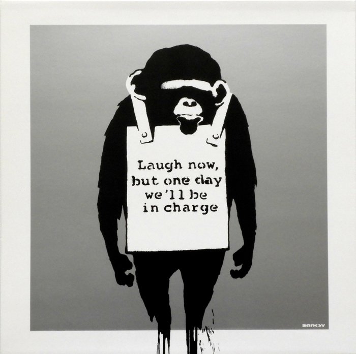 Banksy (1974) - DJ DM - Laugh now